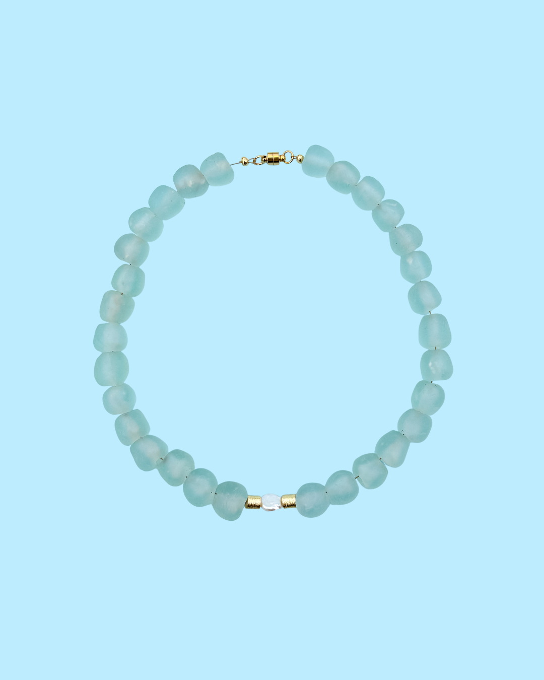 Sea Glass & Pearl